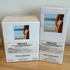 New Maison Margiela Replica Beach Walk Eau de Toilette & Beach Vibes candle